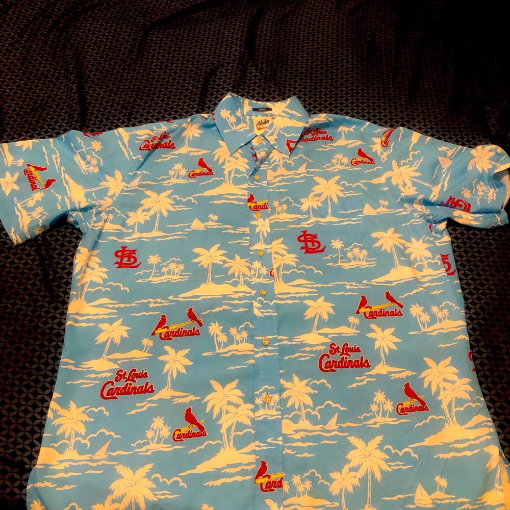 Reyn Spooner St. Louis Cardinals MLB Hawaiian shirt